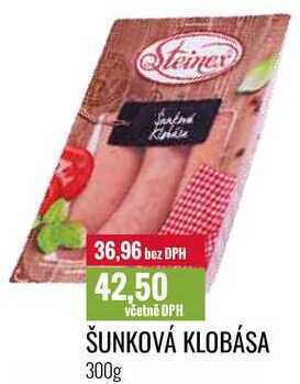 Ratio Šunková klobása 300g nabídka