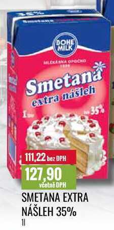 Ratio Smetana extra nášleh 35% 1 l nabídka