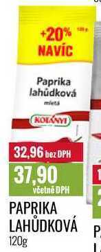 Ratio Paprika lahůdková 120g nabídka