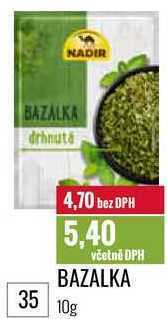 Ratio Bazalka 10g nabídka