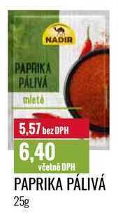 Ratio Paprika pálivá 25g nabídka