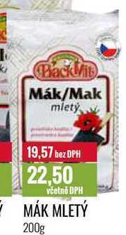 Ratio Mák mletý 200g nabídka