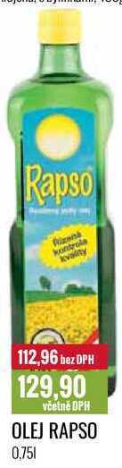 Ratio Olej rapso 0,75 l nabídka
