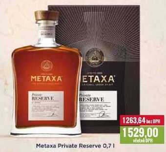 Ratio Metaxa private reserve 0,7 l nabídka