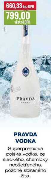 Ratio Pravda vodka 1 l nabídka