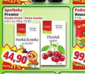 Norma Apotheke premier čaj nabídka