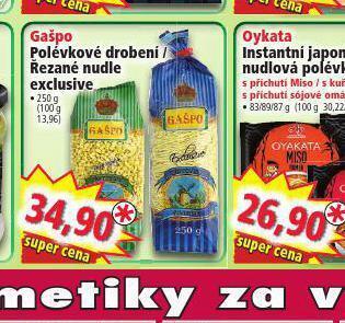 Norma Gašpo řezané nudle exclusive nabídka