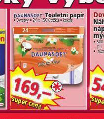 Norma Daunasoft toaletní papír nabídka