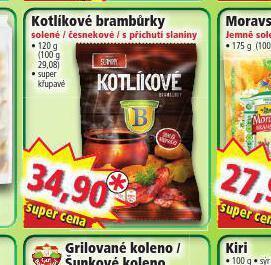 Norma Kotlíkové brambůrky nabídka