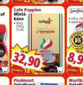 Norma Cafe peppino mletá káva nabídka