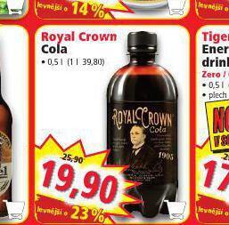 Norma Royal crown cola nabídka