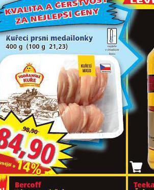 Norma Kuřecí prsní medailonky nabídka