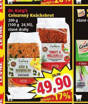 Norma Celozrnný knäckebrot nabídka