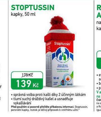 Alphega Lékárna Stoptussin nabídka
