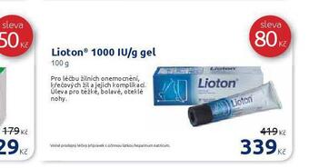 Benu Lioton 1000 iu/g gel nabídka