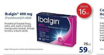 Benu Ibalgin 400 mg nabídka