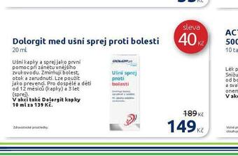 Dolorgit med ušní sprej proti bolesti