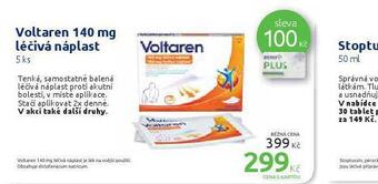 Benu Voltaren léčivá náplast nabídka