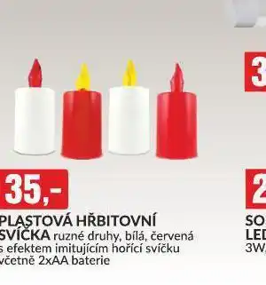Baumax Plastové hřbitovní svíčky nabídka