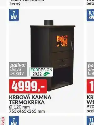 Baumax Krbová kamna termokreka nabídka