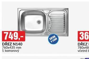 Baumax Dřez n140 nabídka