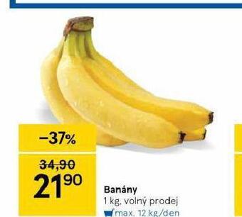 Tesco Banány nabídka