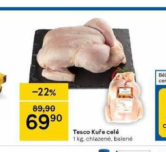 Tesco Kuře celé nabídka