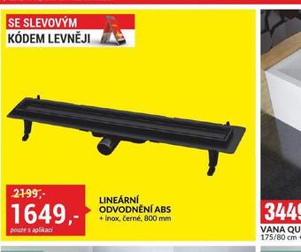 Baumax Lineární odvodnění abs nabídka