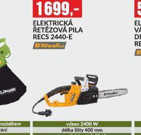 Baumax Elektrická řetězová pila nabídka