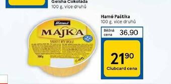 Tesco Hamé paštika nabídka