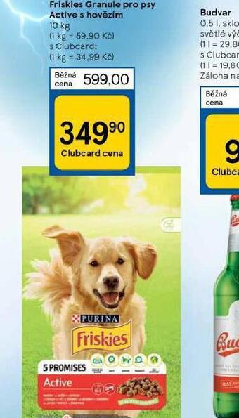 Tesco Friskies granule pro psy nabídka