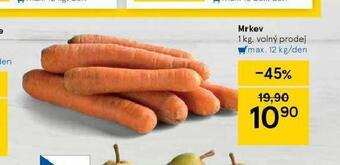Tesco Mrkev nabídka