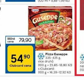 Tesco Pizza guseppe nabídka