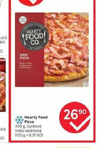 Tesco Hearty food pizza nabídka