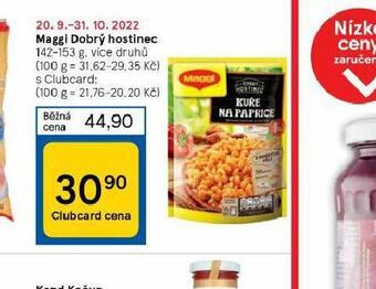 Tesco Maggi dobrý hostinec nabídka