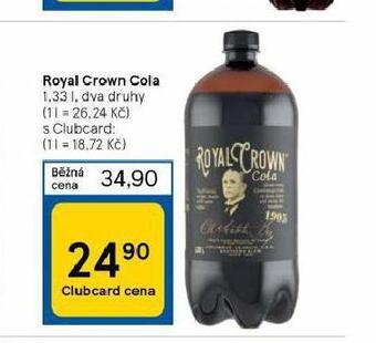 Tesco Royal crown cola nabídka