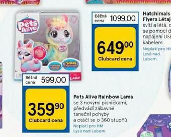 Tesco Pets alive rainbow lama nabídka
