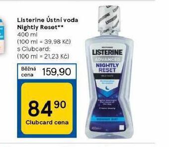 Tesco Listerine ústní voda nabídka
