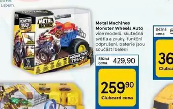 Tesco Metal machines monster wheels auto nabídka