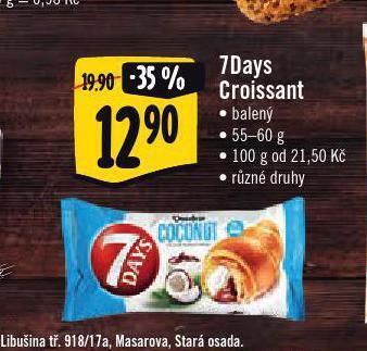 Jip 7days croissant nabídka