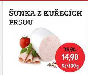 RABBIT řeznictví Šunka z kuřecích prsou, 100 g nabídka