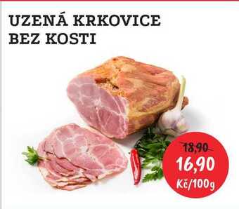 Uzená krkovice bez kosti, 100 g