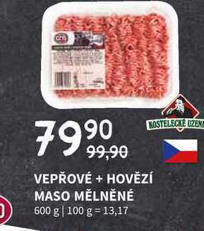 Terno Vepřové + hovězí maso mělněné 600 g nabídka