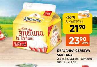 Terno Krajanka čerstvá smetana 250 ml | ke šlehání nabídka