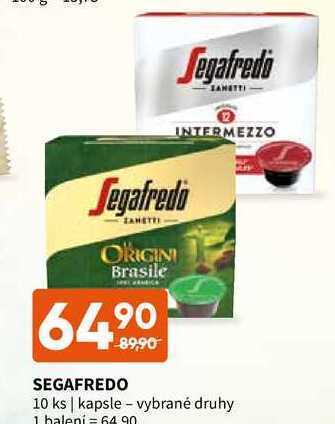 Terno Segafredo 10 ks | kapsle nabídka