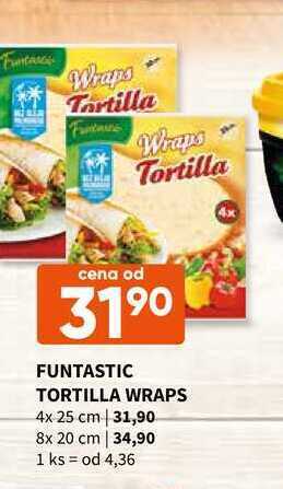 Terno Funtastic tortilla wraps 4x 25 cm nabídka
