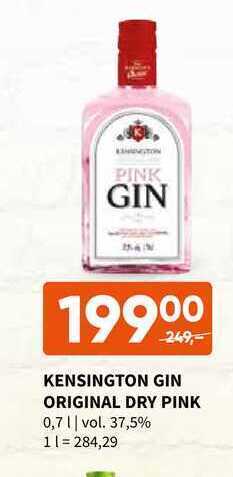 Terno Kensington gin original dry pink 0,7 l nabídka
