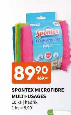 Terno Spontex microfibre multi-usages 10 ks, hadřík nabídka