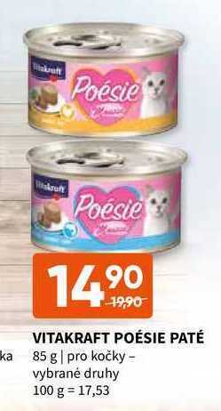 Terno Vitakraft poésie paté 85 g nabídka