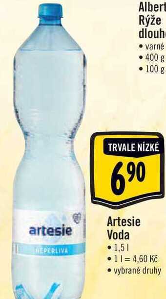 Albert Artesie voda • 1,5 l nabídka